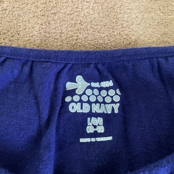 OLD NAVY Girls T-Shirt Size 10-12 SLIM  *& 20% OFF if you buy 4 items I sell !!* - Picture 6 of 7